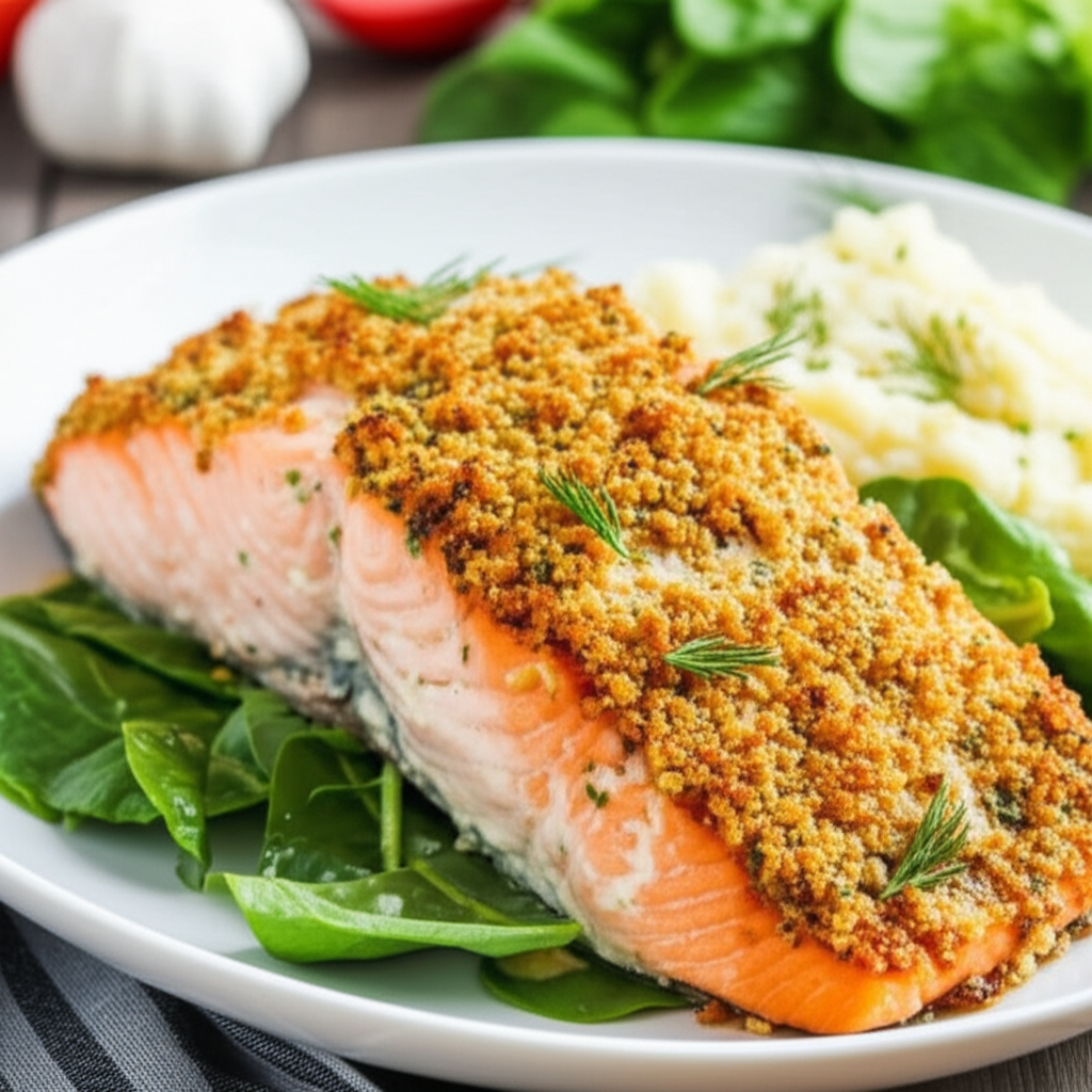 Baked Salmon Delight image