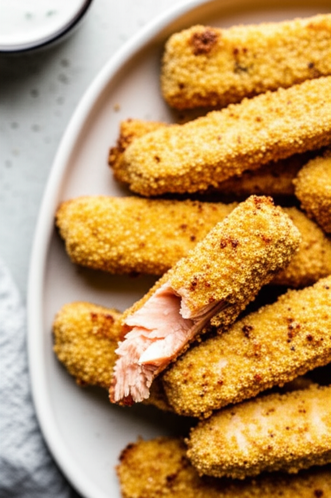 Baked Salmon Fish Sticks image