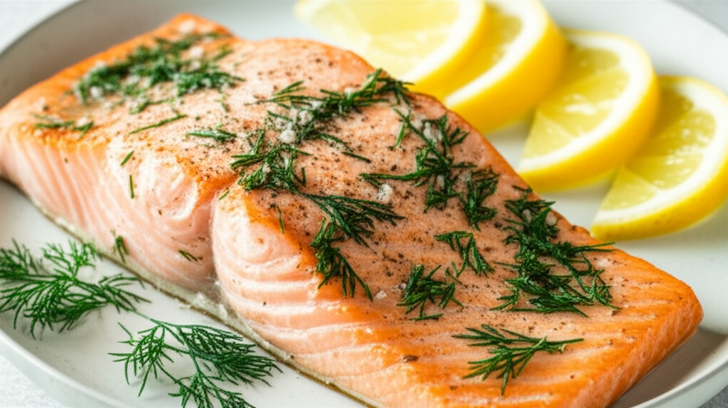 Baked Salmon With Dill image