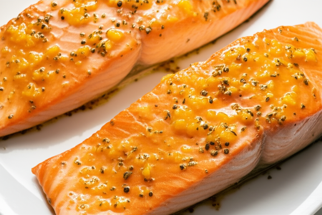 Baked Salmon With Orange Juice image