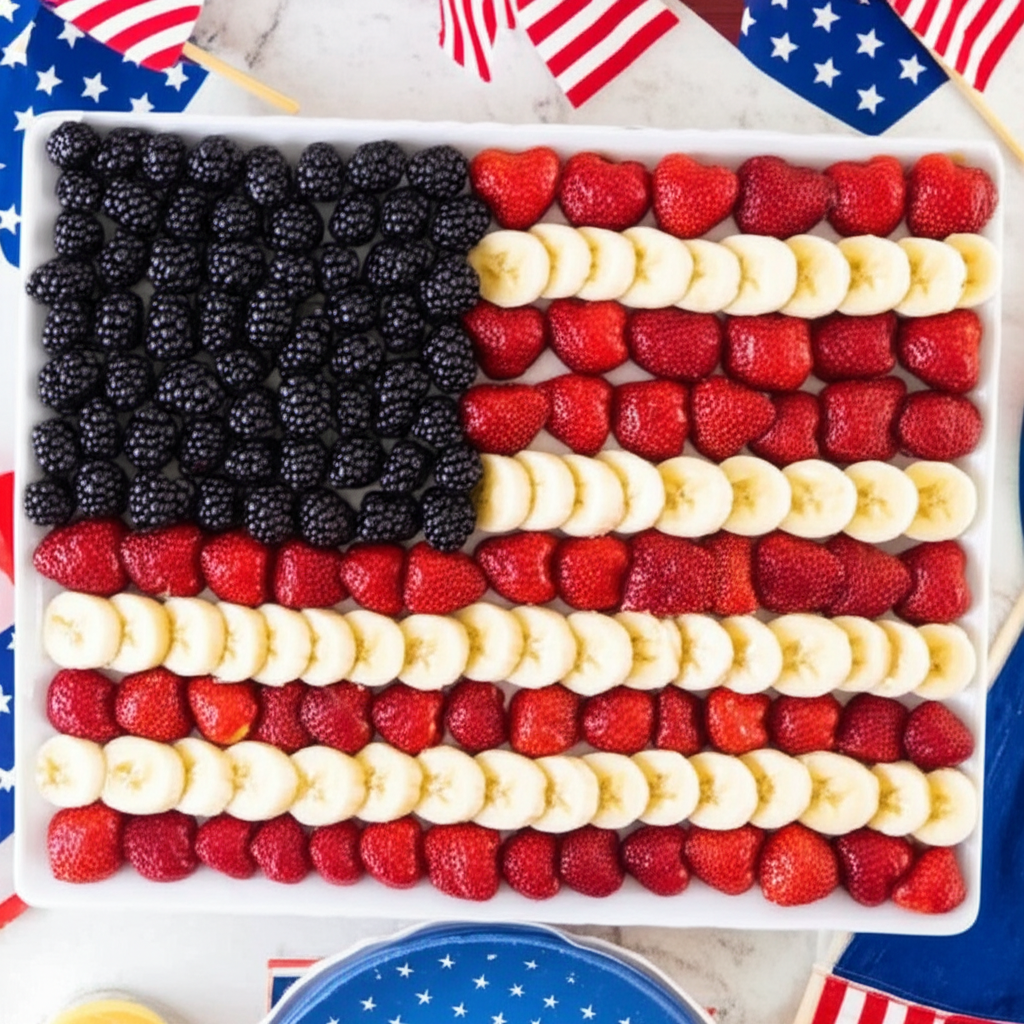 4Th Of July Fruit Flag image
