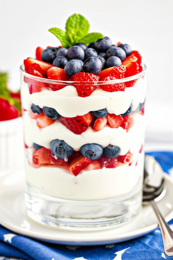 4Th Of July Fruit Parfait image
