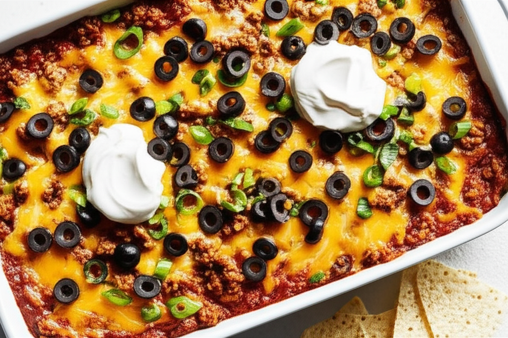 Baked Sausage Taco Dip image