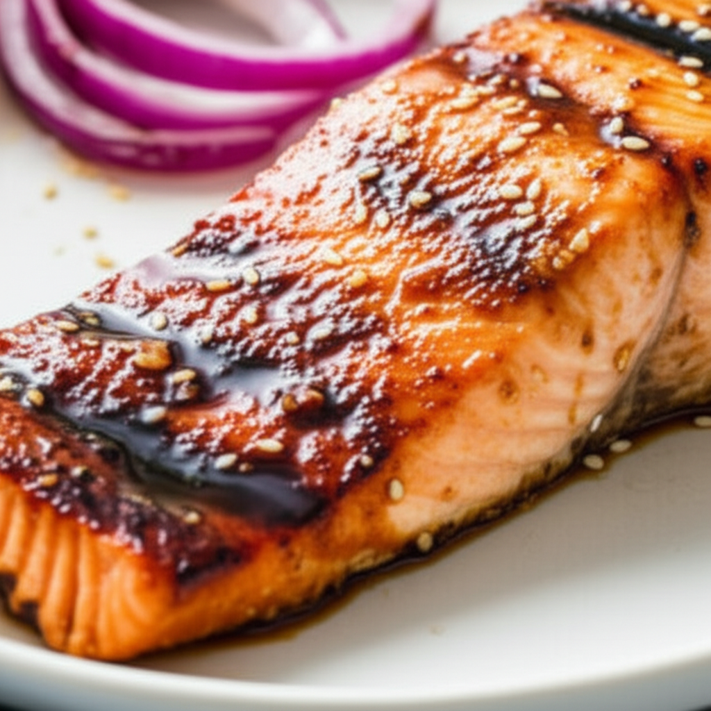 4Th Of July Grilled Salmon Or Chicken image
