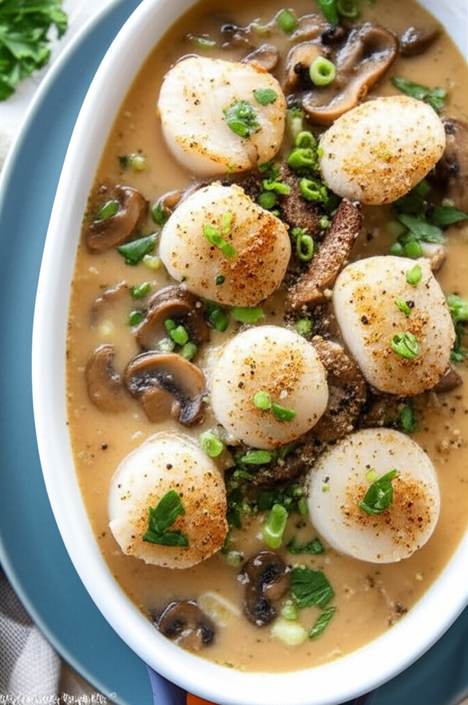 Baked Scallops Waldo image