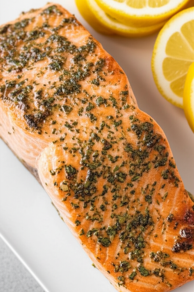 Baked Seasoned Salmon image