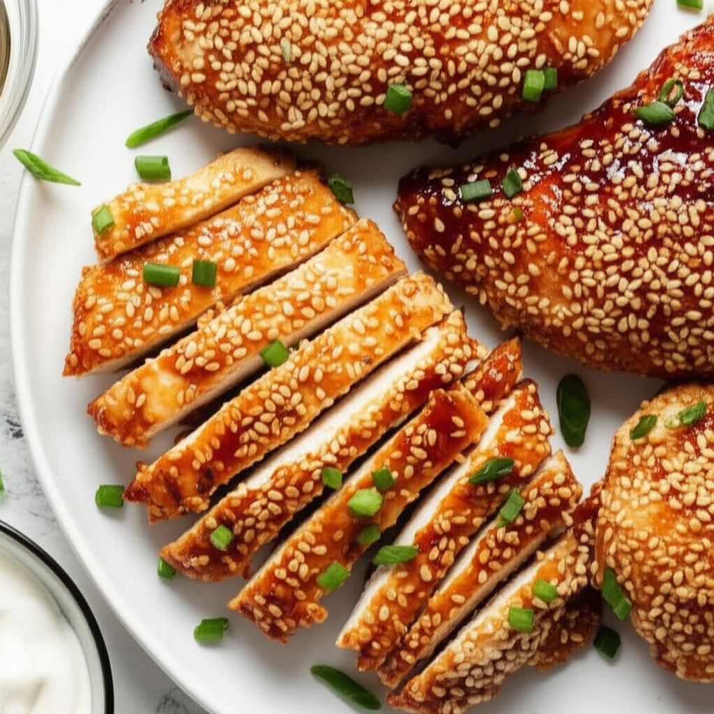 Baked Sesame Chicken image