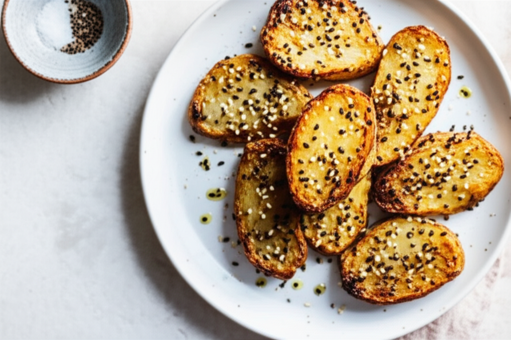 Baked Sesame Potatoes image