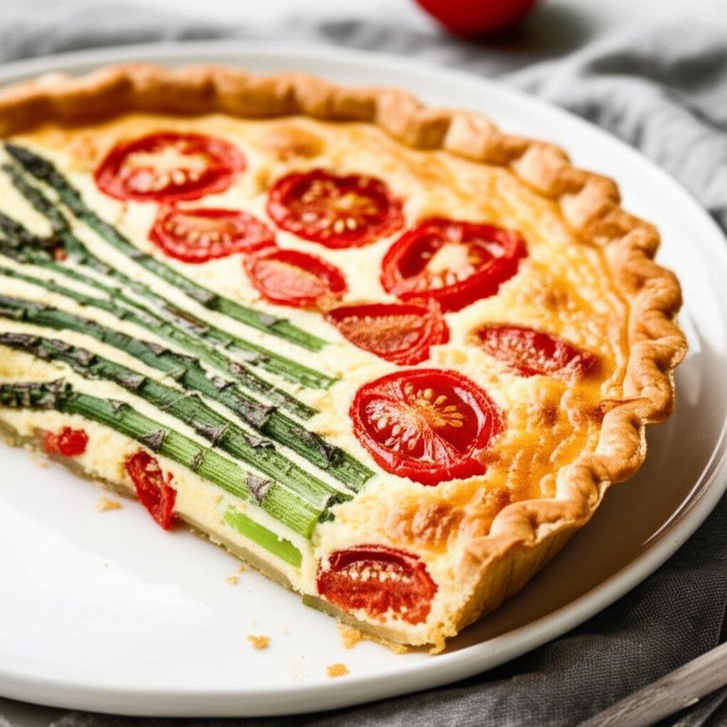 Packer S Asparagus Tomato Quiche image