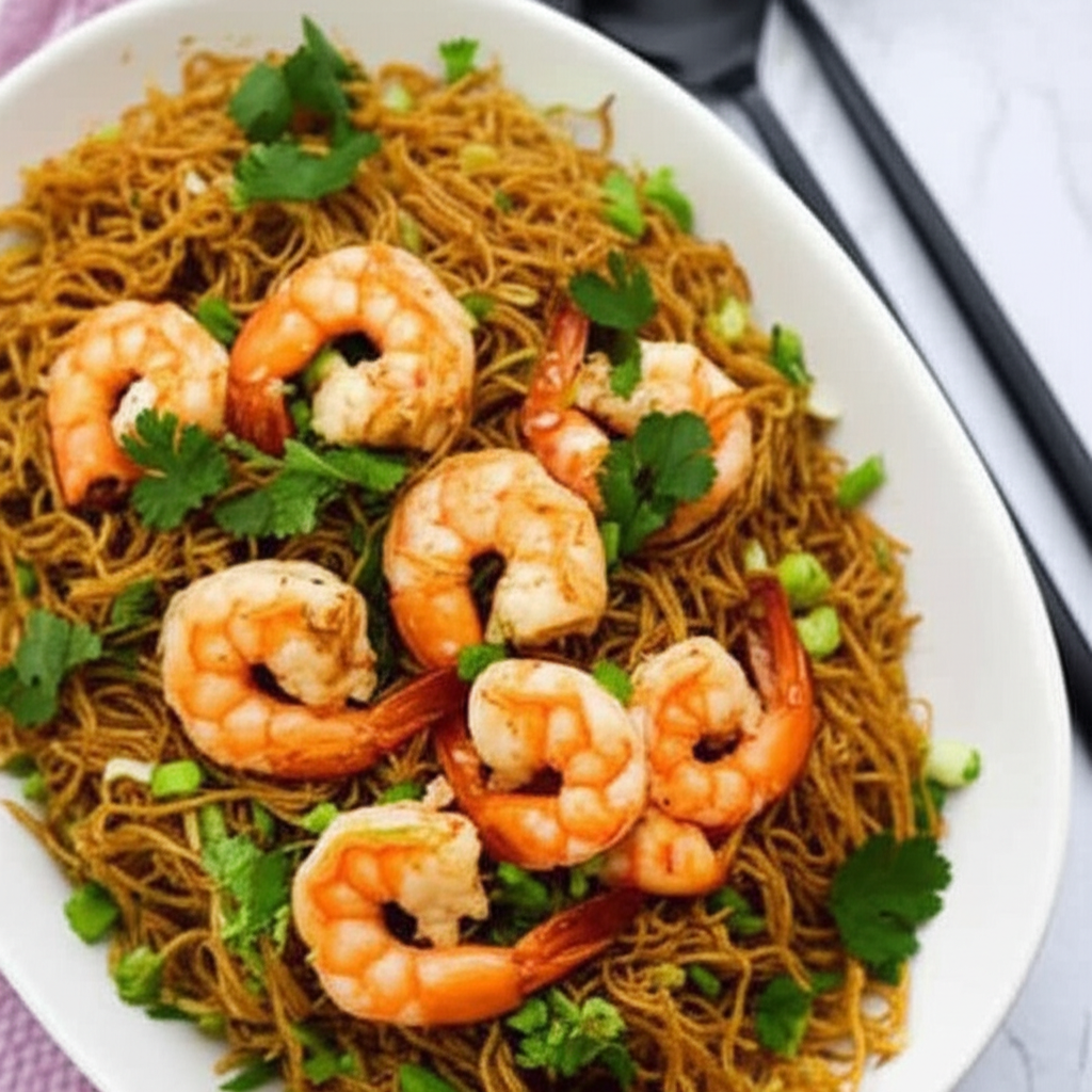 Baked Shrimps With Glass Noodles Tanghoon image