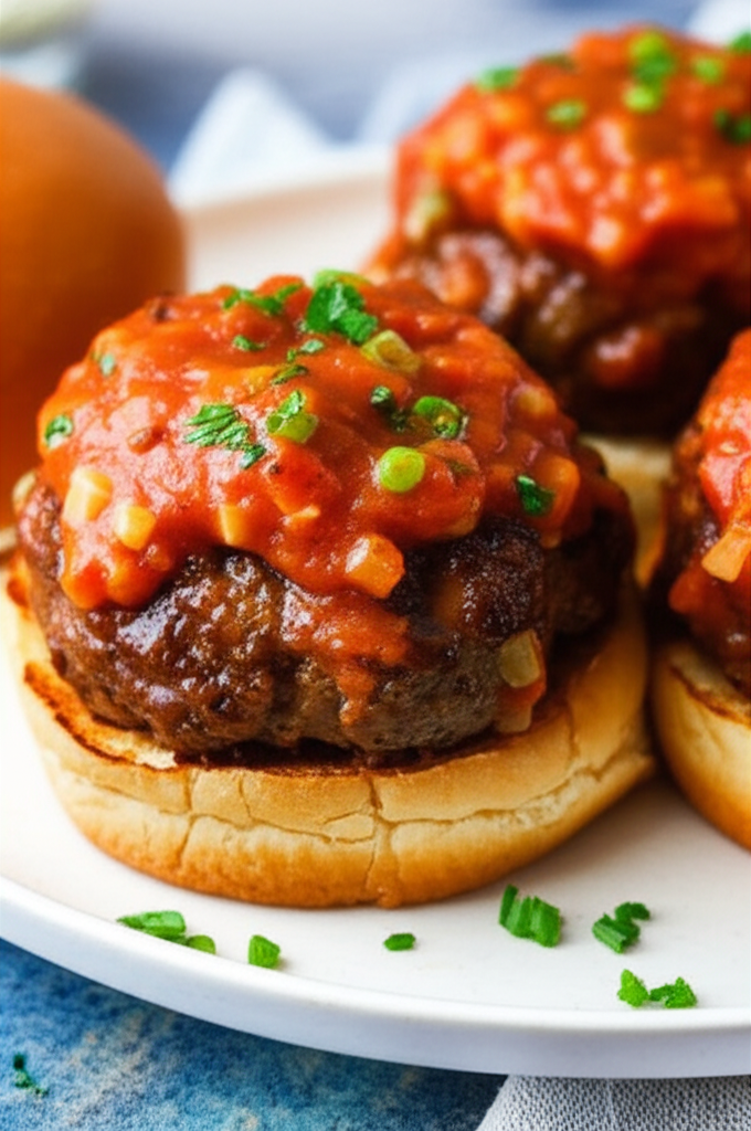 Baked Soup Burgers image
