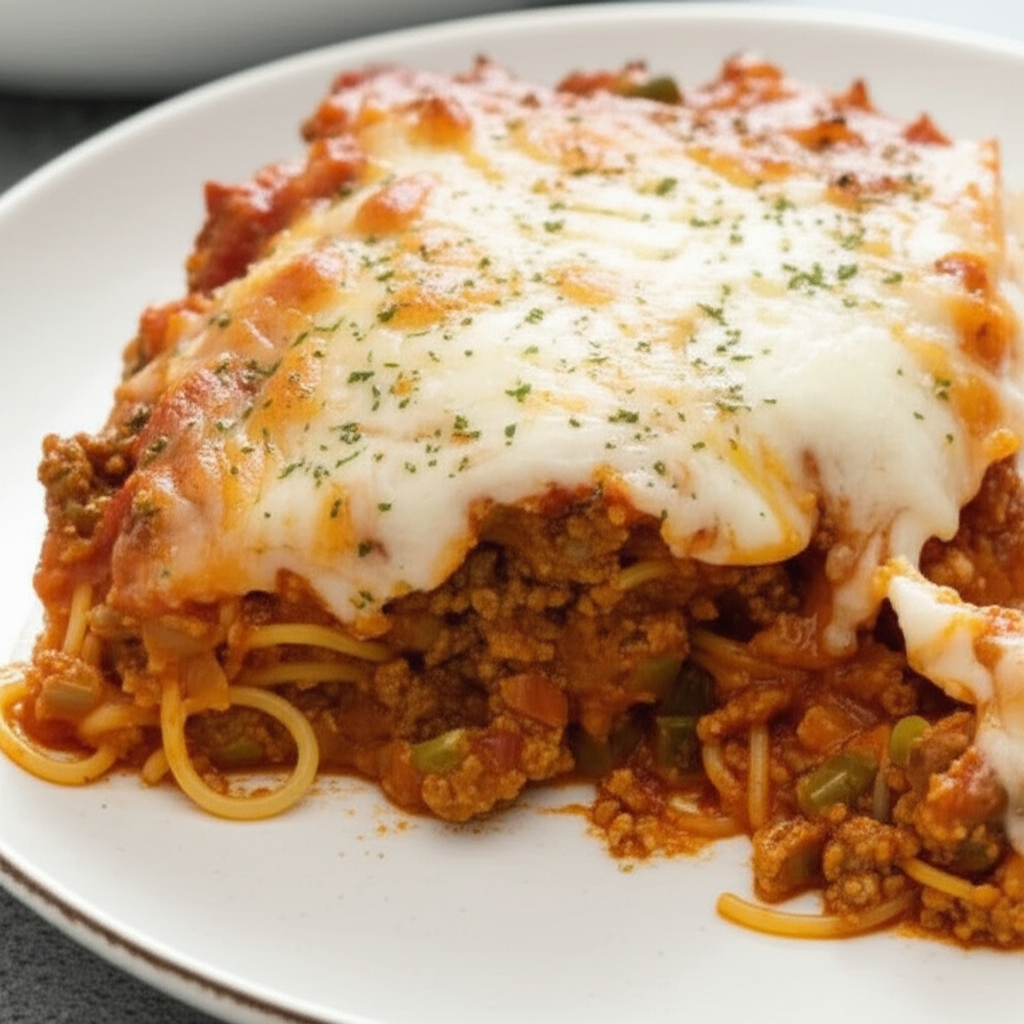 Baked Spaghetti Pie image