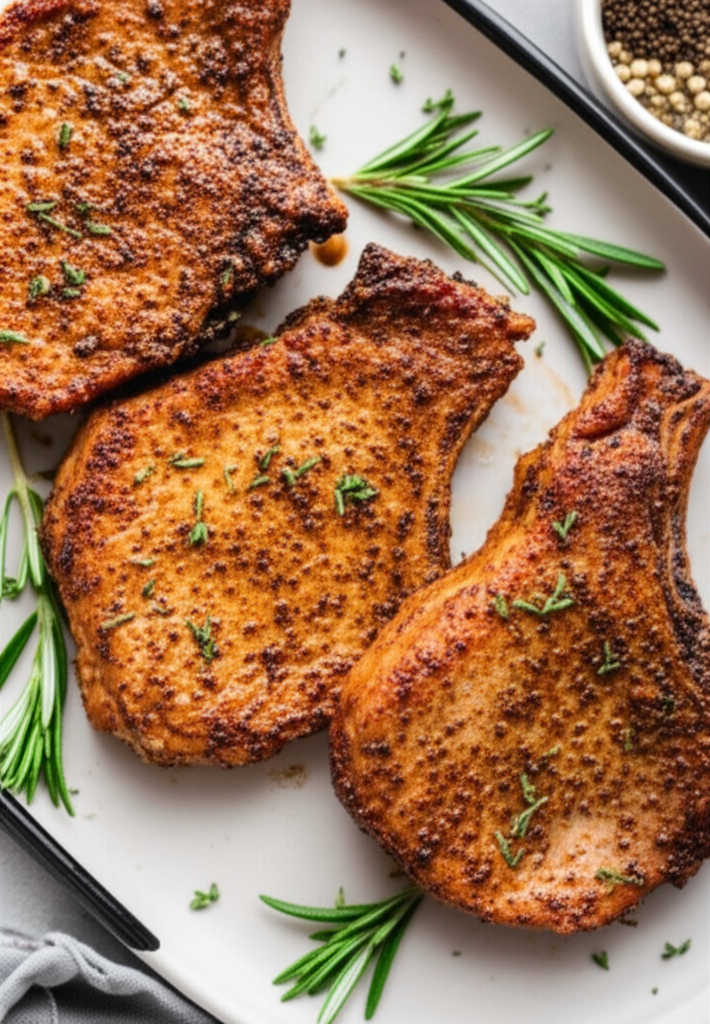 Baked Spiced Pork Chops image