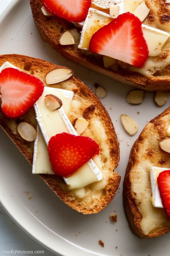 Panera Bread Strawberry And Brie Bruschetta image