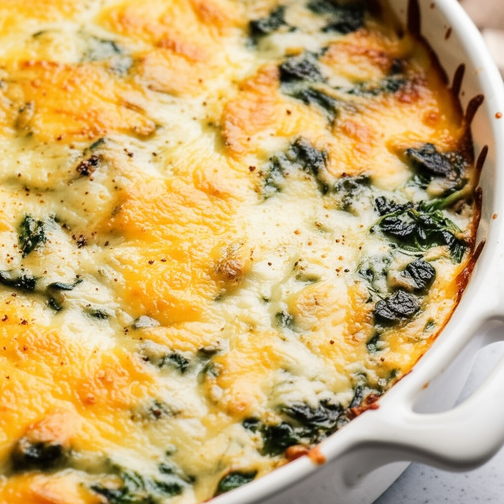 Baked Spinach Cheese image