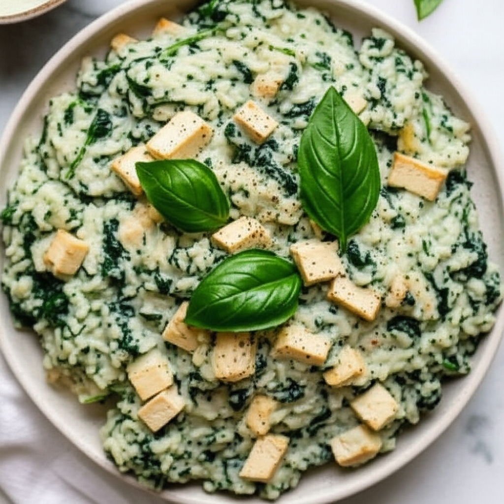 Baked Spinach Risotto image
