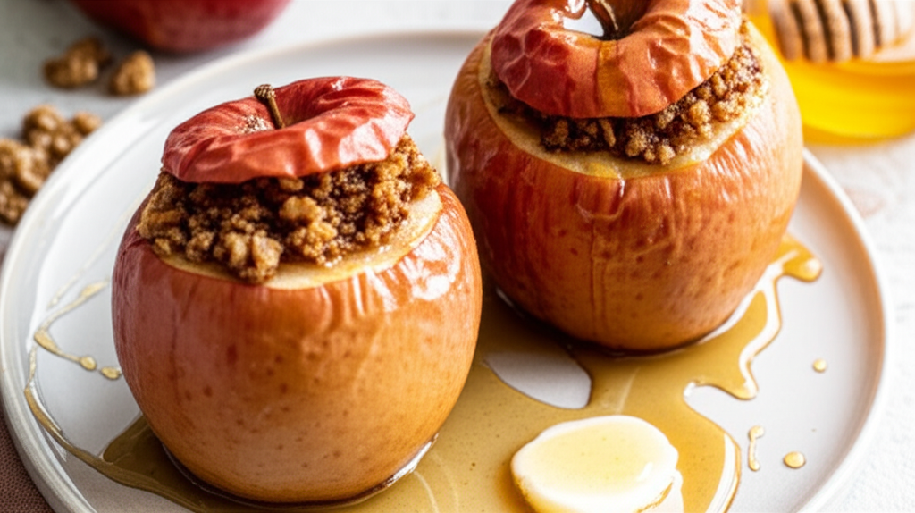Baked Stuffed Apples With Walnuts image