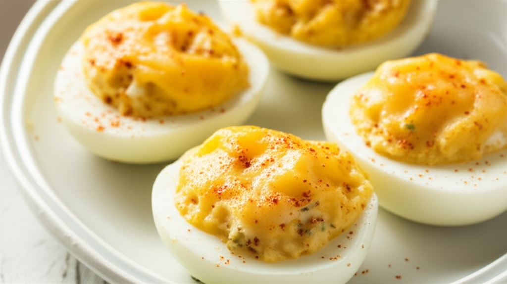 Baked Stuffed Eggs image