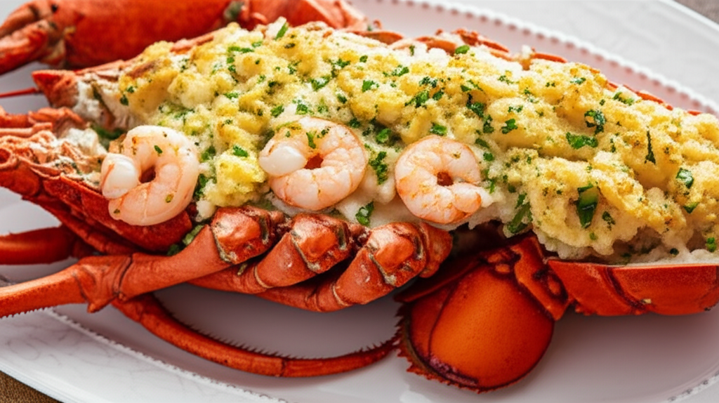 Baked Stuffed Lobster New England Style image