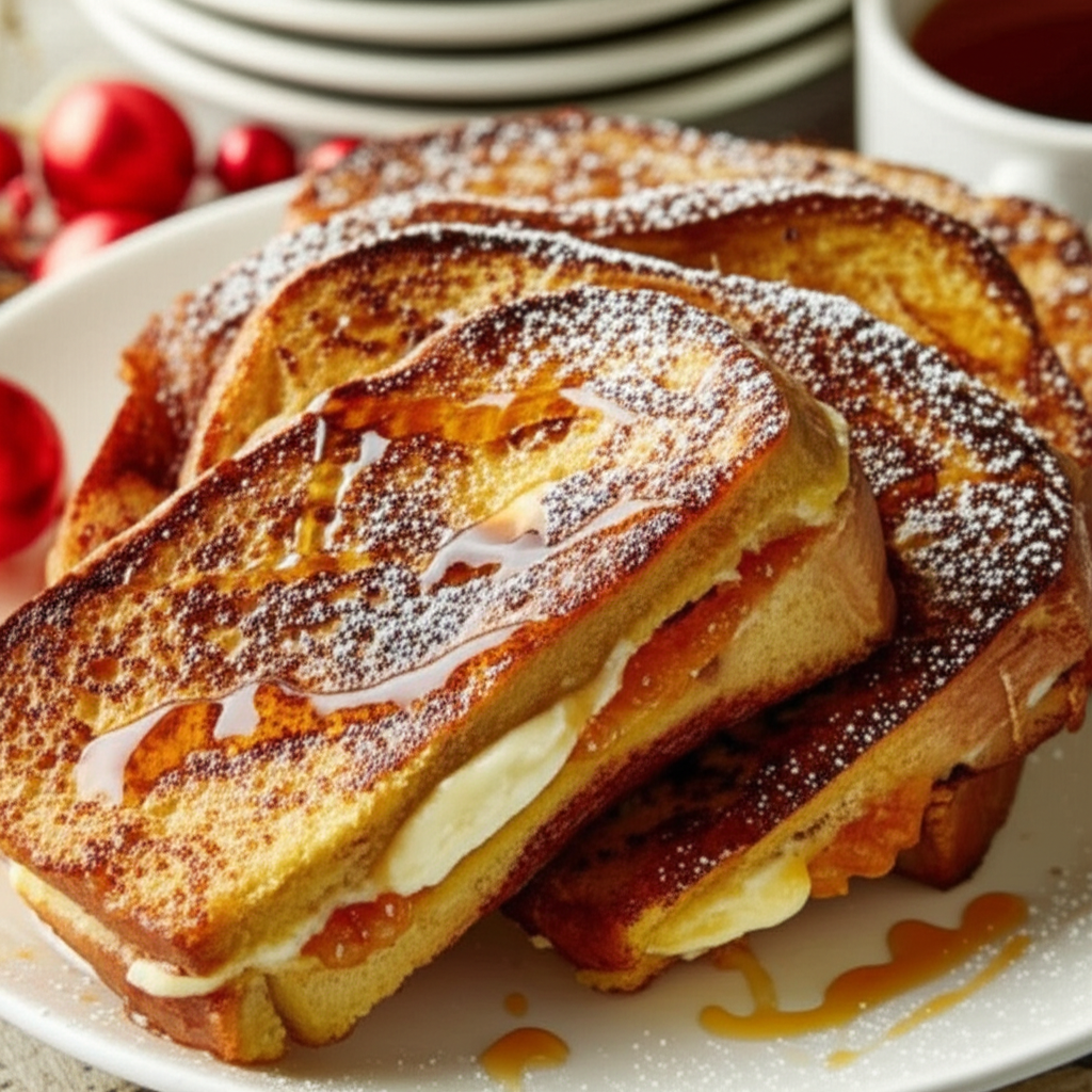 Baked Stuffed Orange French Toast image
