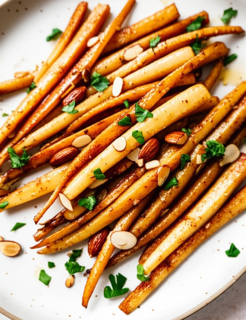 Parsnips With Almonds image