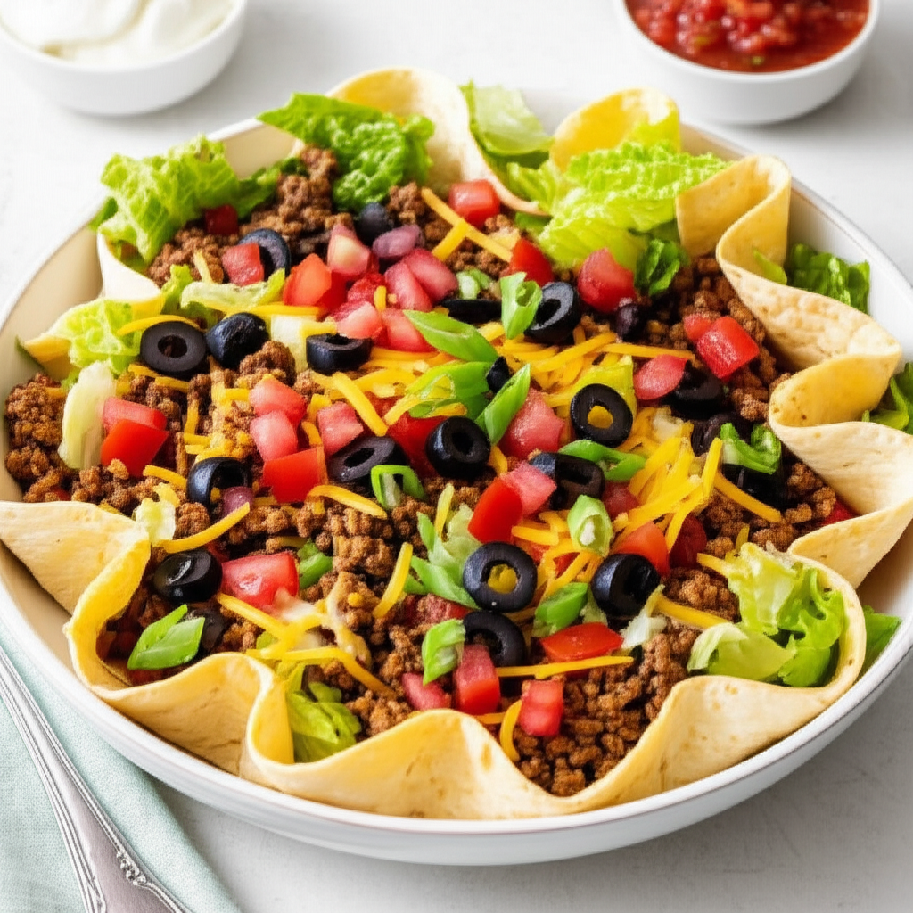 Baked Taco Bowl Salad image