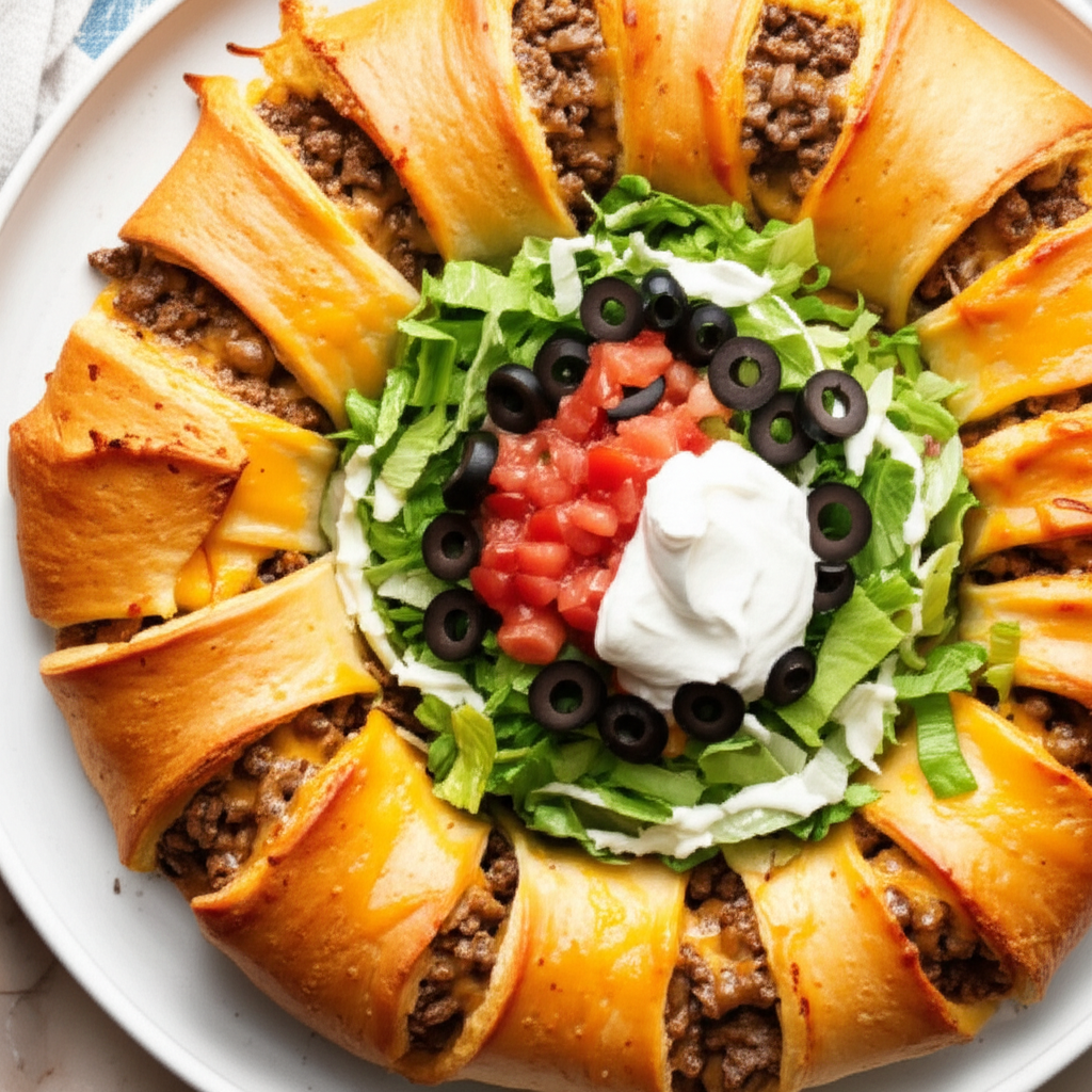 Baked Taco Ring image