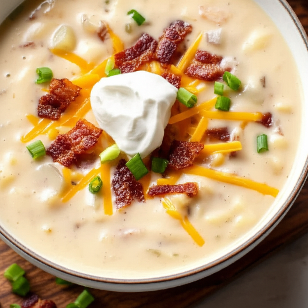Baked Tater Soup For Mystergirl And The Sa S image
