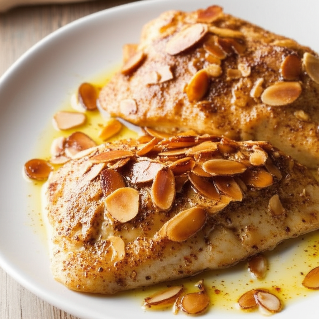Baked Tilapia Amandine image