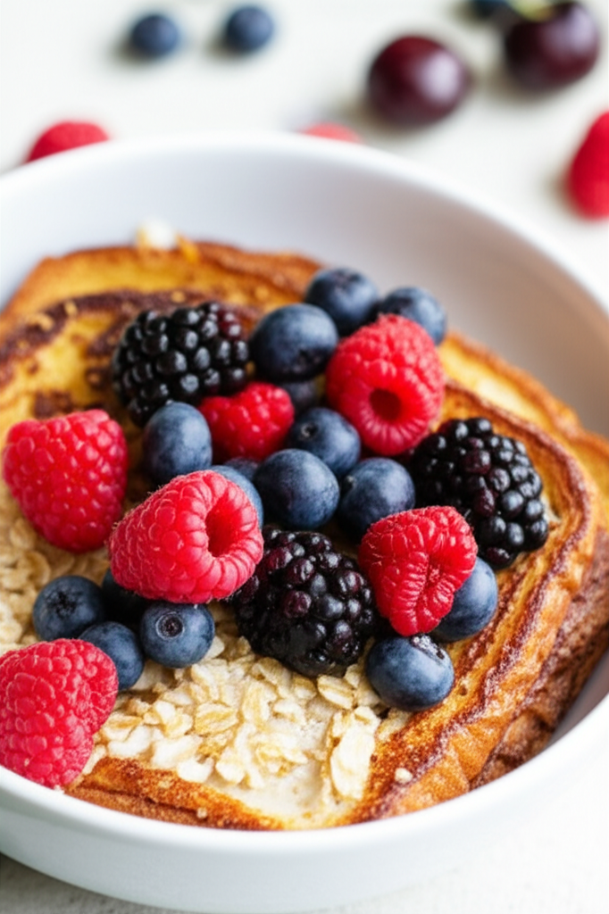 Berry French Toast Oatmeal image