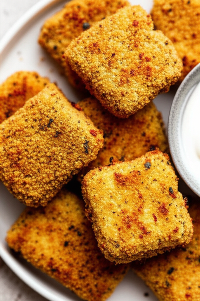 Baked Toficken Nuggets Vegetarian Chicken Nuggets image