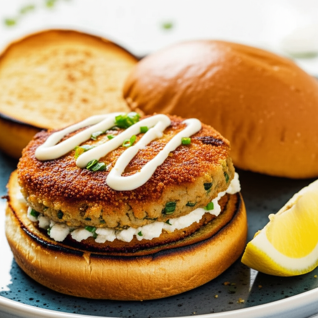 Baked Tuna Burger image
