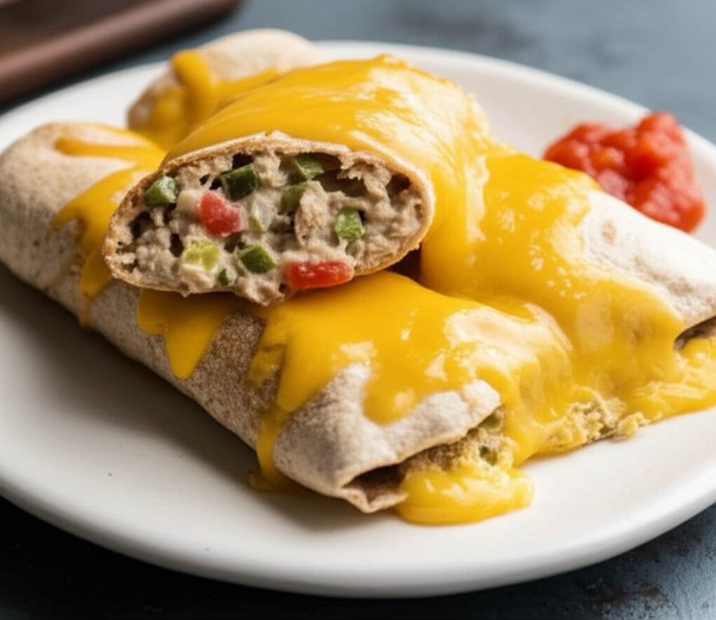 Baked Tuna Burritos image