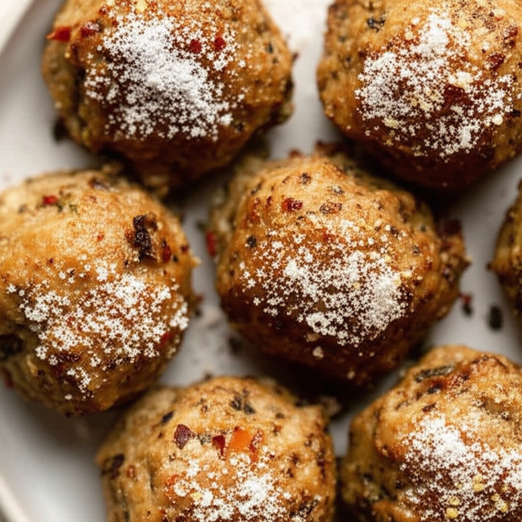 Baked Turkey Paleo Meatballs image