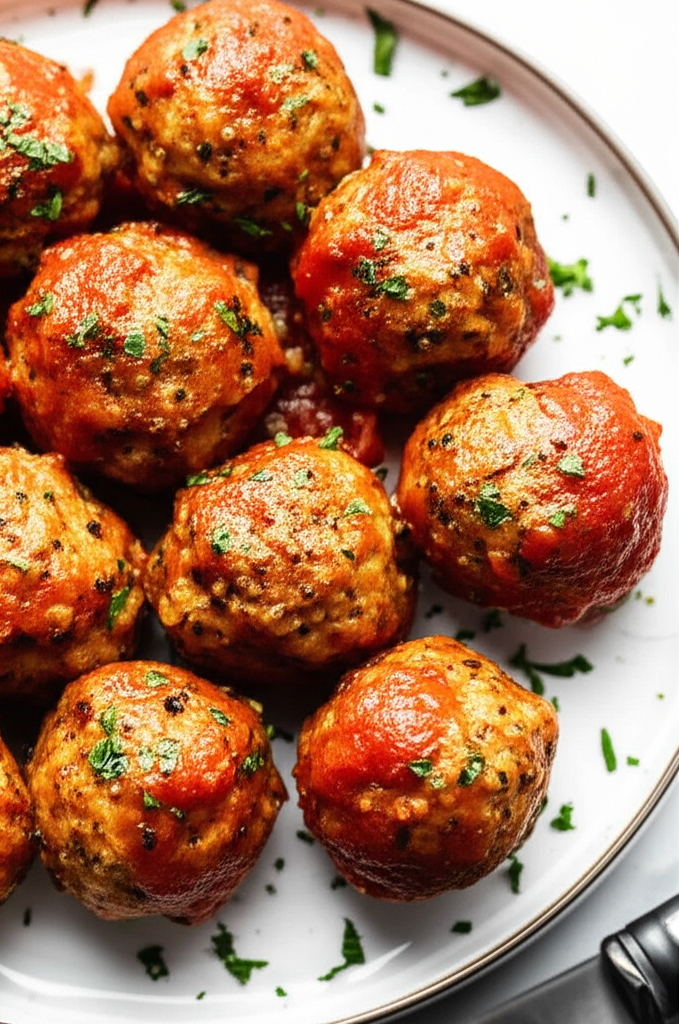 Baked Turkey Quinoa Meatballs image