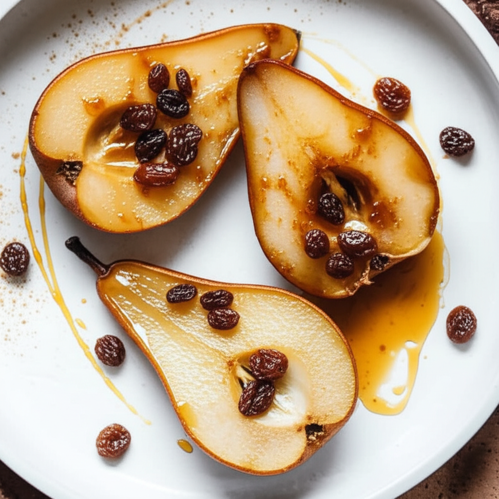 Baked Vanilla Pears image