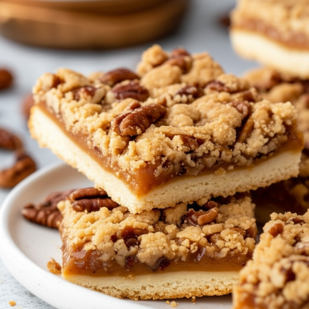 5 Ingredient Salted Caramel Crumble Bars image