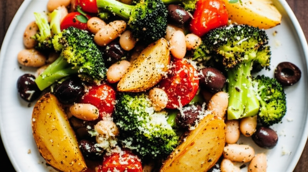 Baked Vegetables With White Beans image