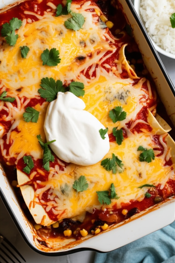 Baked Vegetarian Enchiladas image