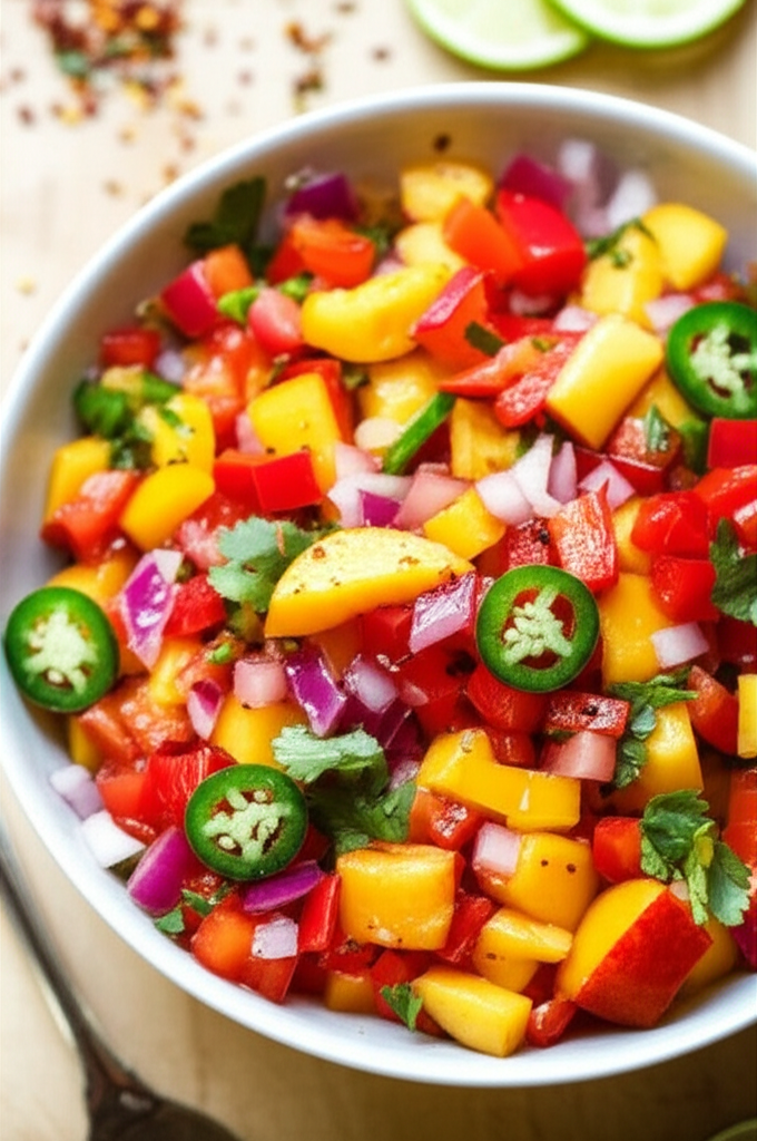 Peach Tomato Salsa image