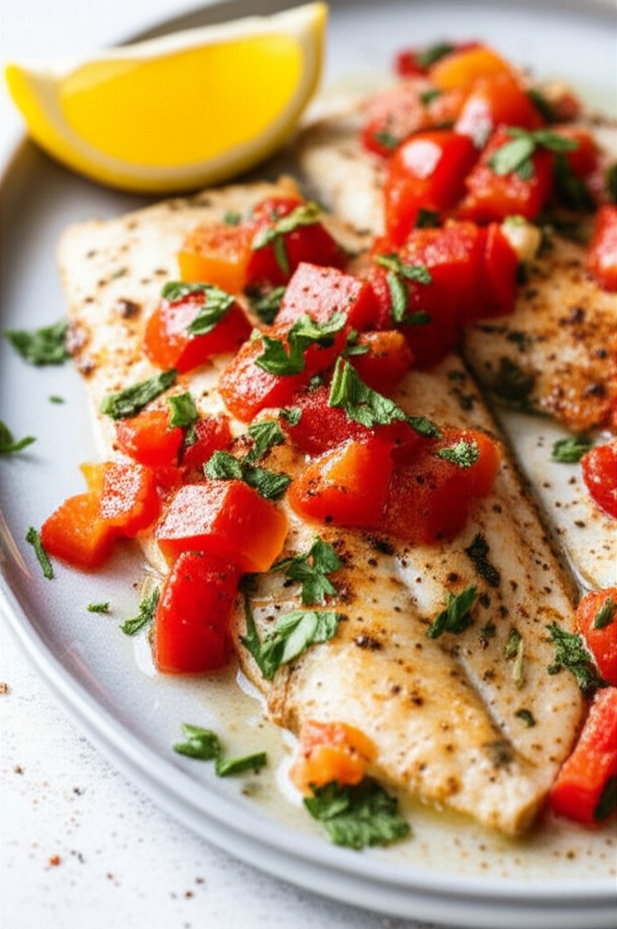 Baked White Fish image