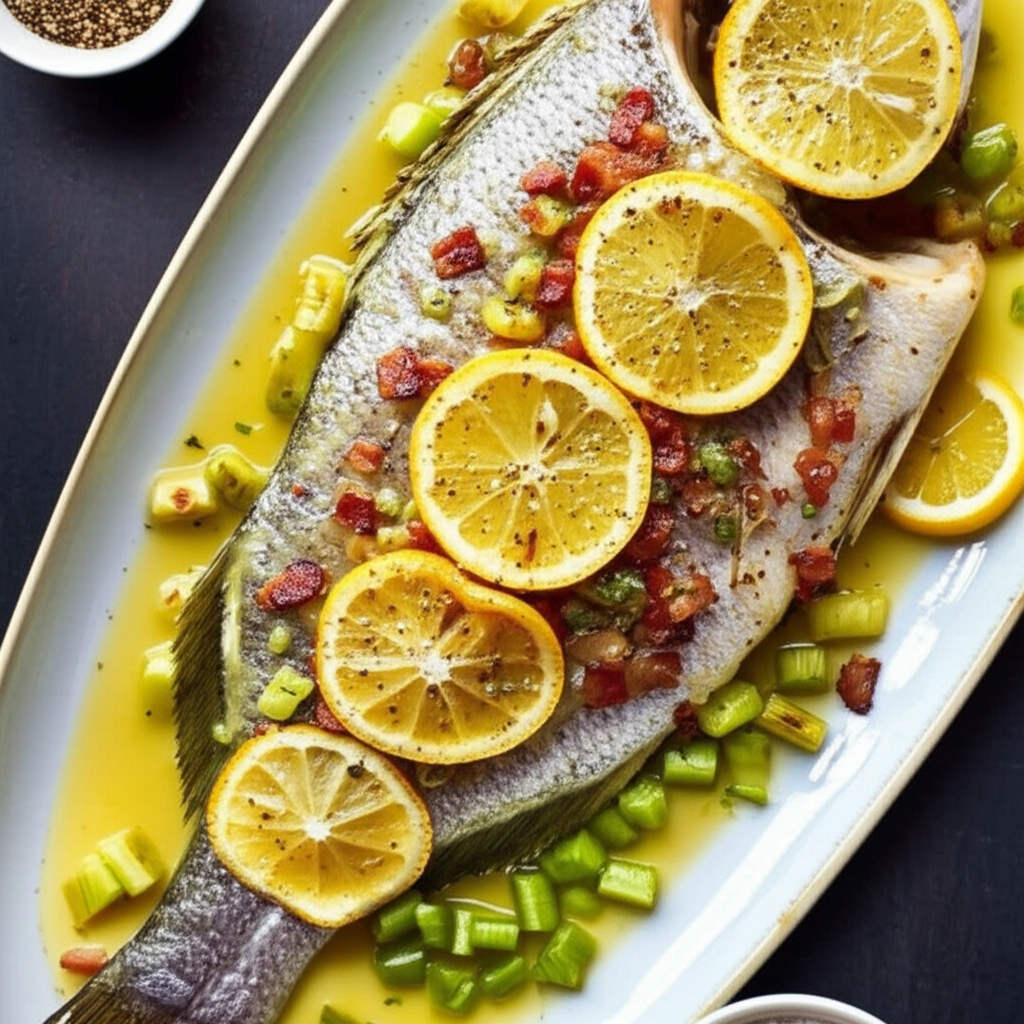 Baked Whole Fish image