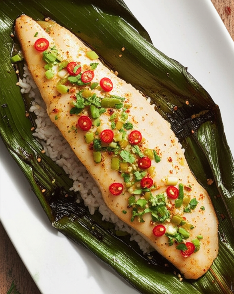Baked Wrapped Tilapia image