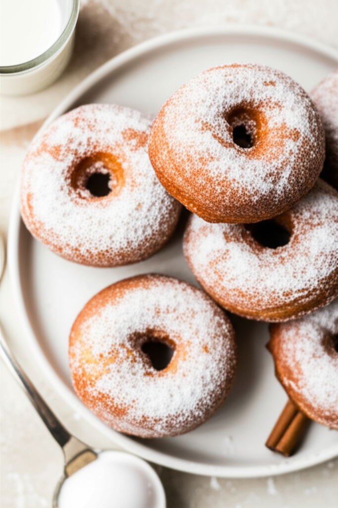Baked Yeast Doughnuts image