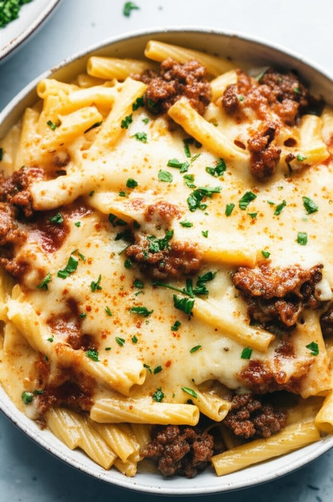 Baked Ziti And Italian Sausage image