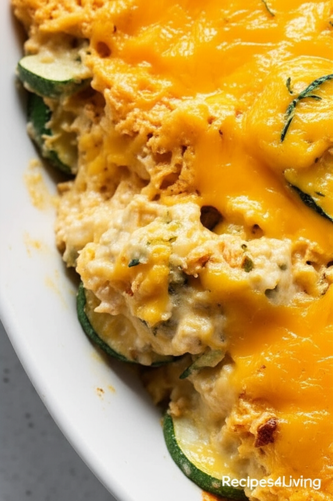 Baked Zucchini Cheddar Casserole image