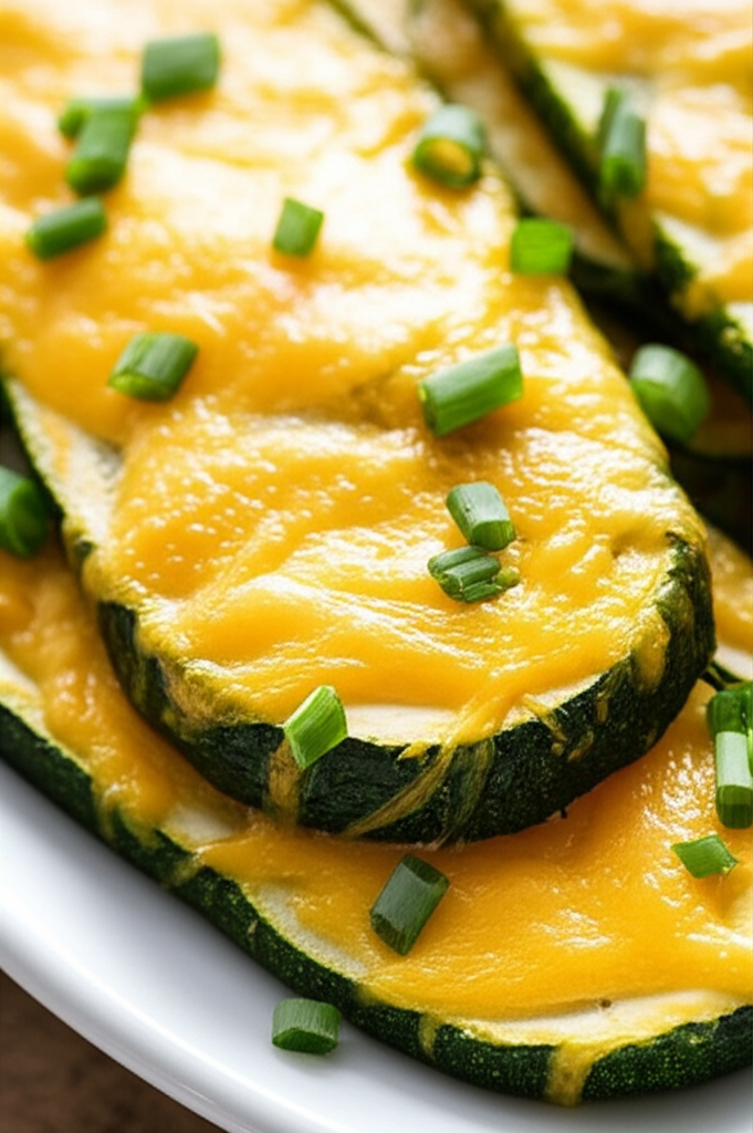 Baked Zucchini With Cheese image