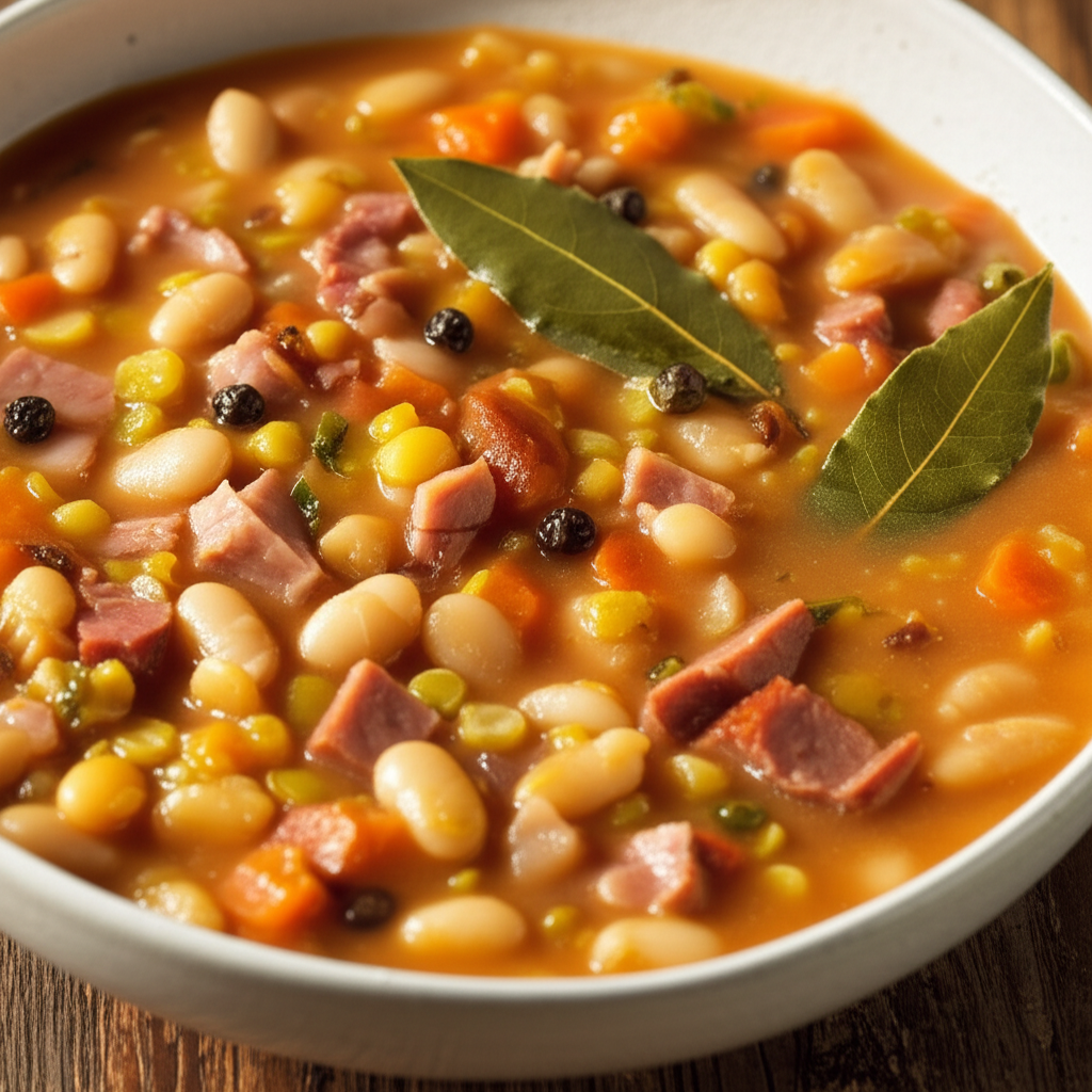 Baked Bean Style Bean Soup image