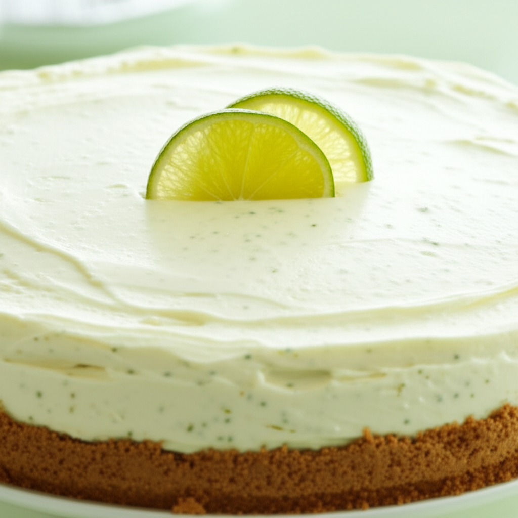 Baker's Easter White Chocolate And Lime Cheesecake image