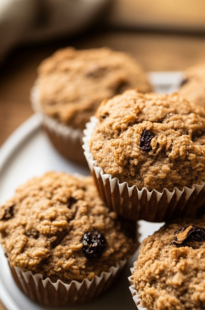 Bakery Style Bran Muffins image
